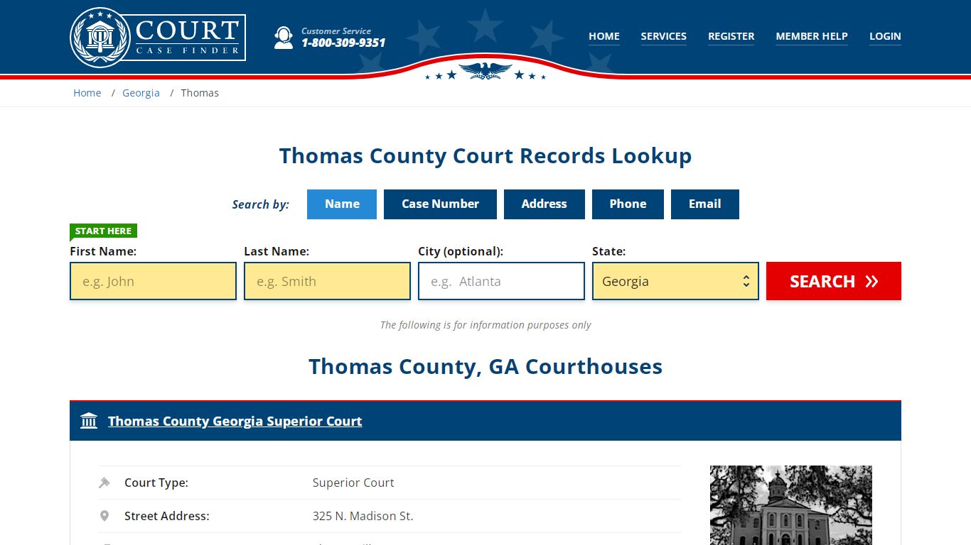 Thomas County Court Records | GA Case Lookup